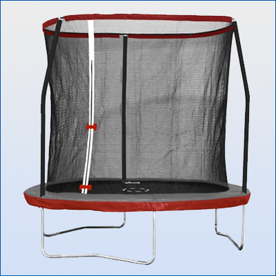 8-foot Trampoline with Enclosure